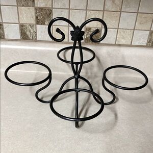 Longaberger Wrought Iron Dessert Bowl Caddy